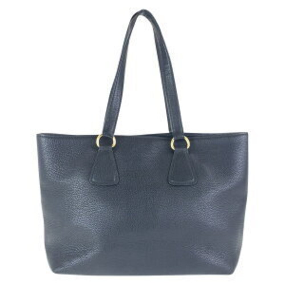 Prada Leather Tote Black Bag Shoulder